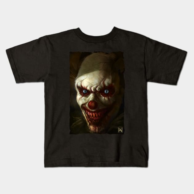 Evil Clown Kids T-Shirt by Dmon28